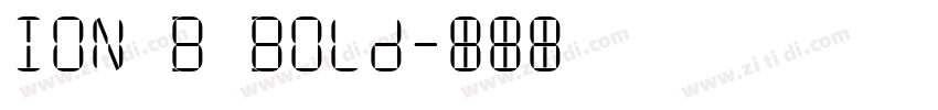 ION B Bold字体转换